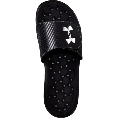 UPC 887907237636 product image for Underarmour Playmaker IV SL Sandal for Men White/Black 12M | upcitemdb.com